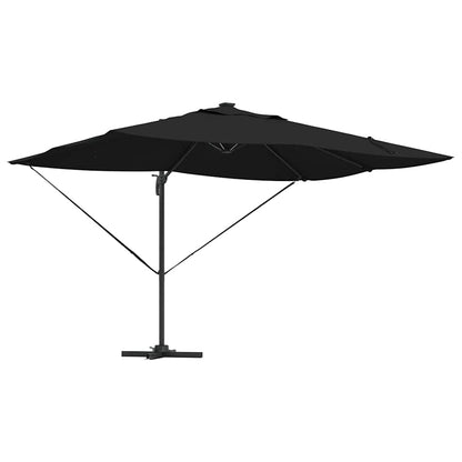 Sonnenschirm Sand 352 x 251 x 265 cm Polyester und Aluminium