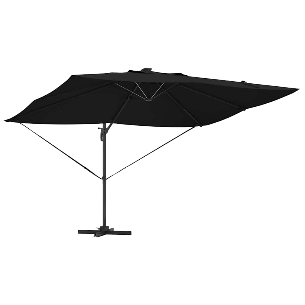 Sonnenschirm Sand 352 x 251 x 265 cm Polyester und Aluminium