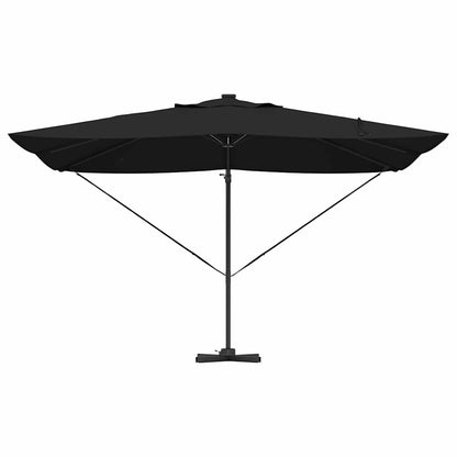 Sonnenschirm Sand 352 x 251 x 265 cm Polyester und Aluminium