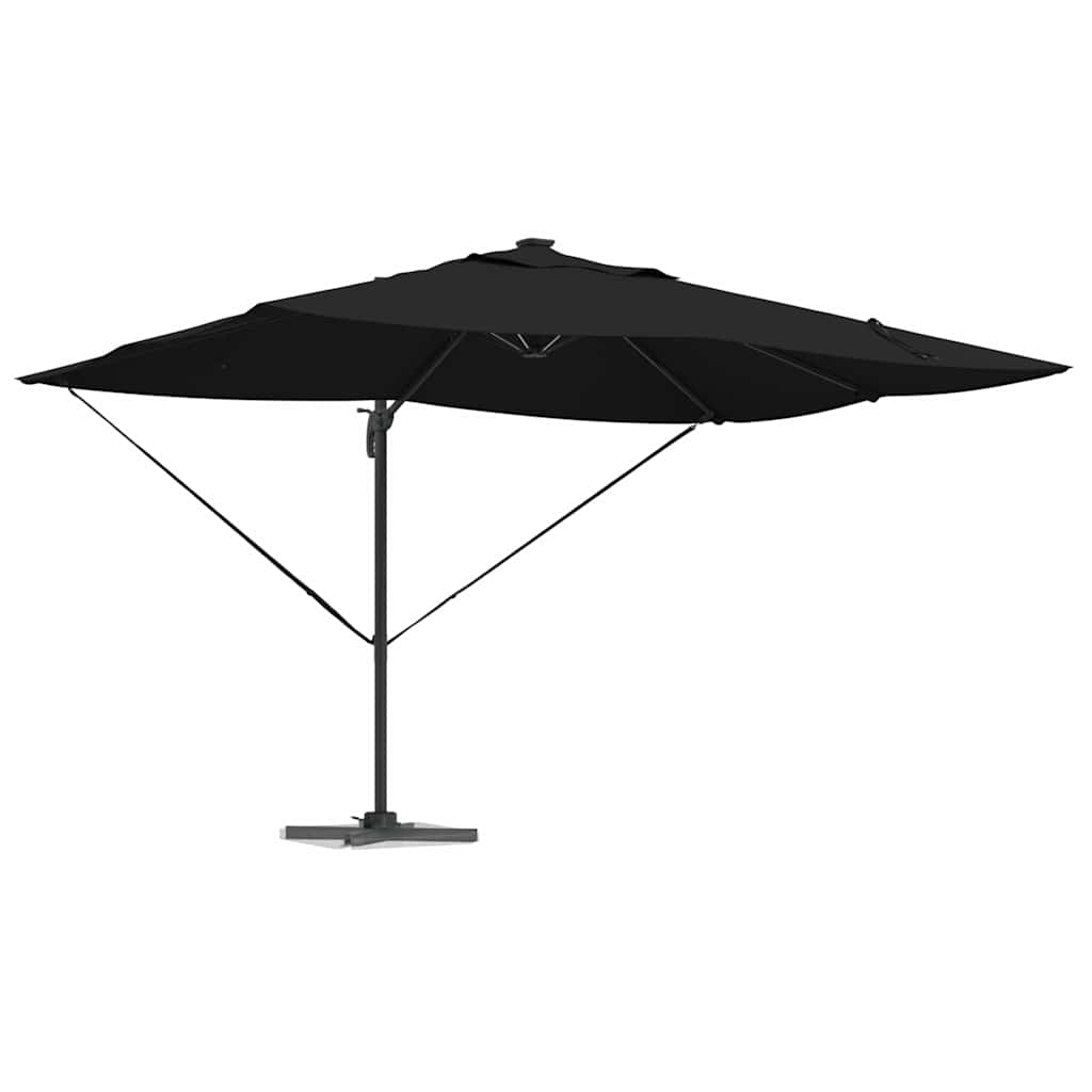 Sonnenschirm Sand 352 x 251 x 265 cm Polyester und Aluminium