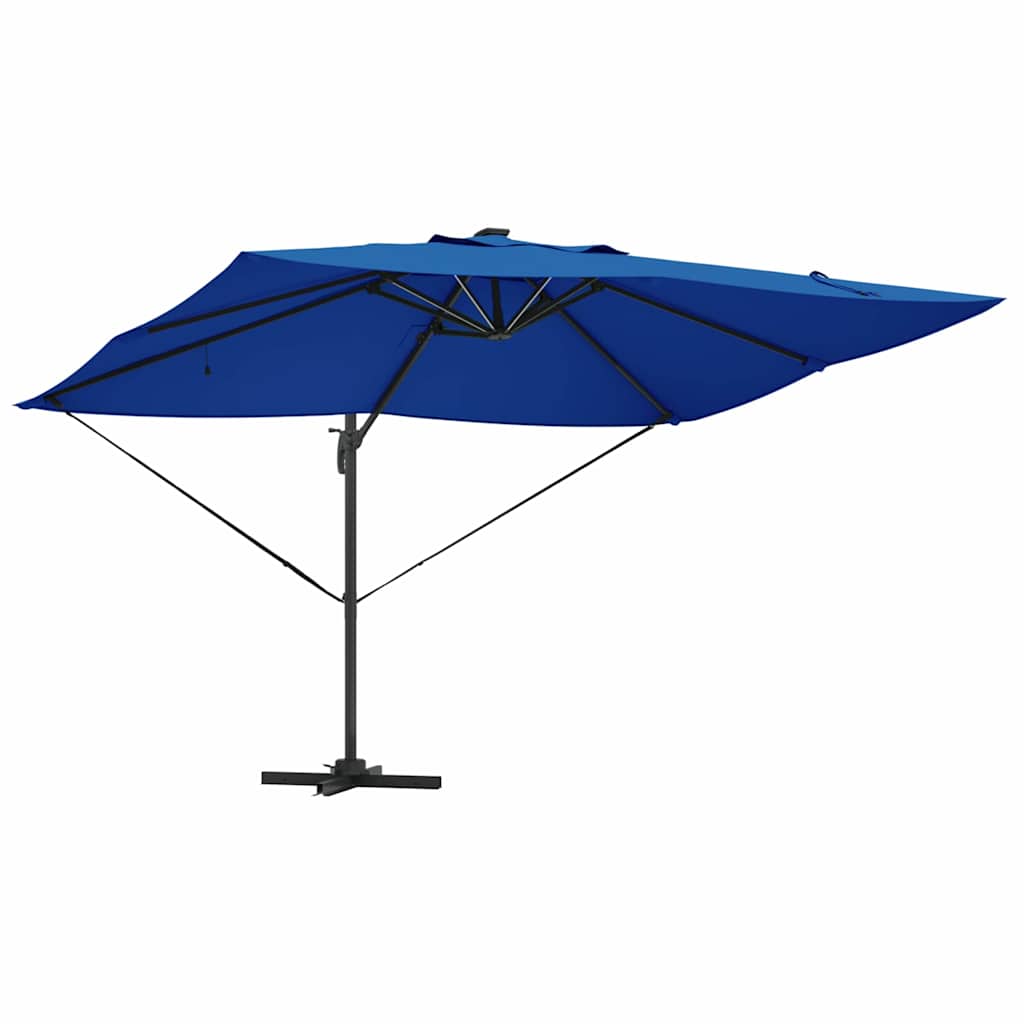 Sonnenschirm Sand 352 x 251 x 265 cm Polyester und Aluminium