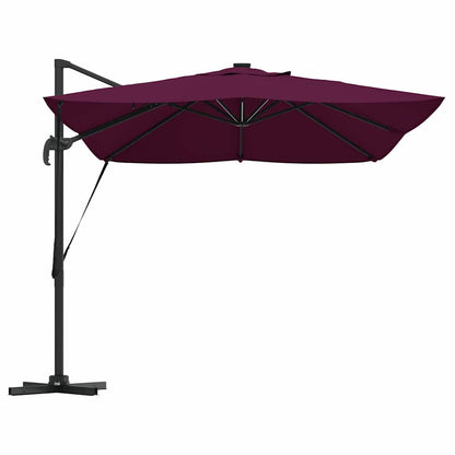 Sonnenschirm Sand 352 x 251 x 265 cm Polyester und Aluminium