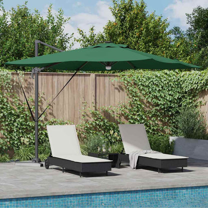 Roma Parasol Beige 286 x 284 x 270 cm Aluminium und Polyester