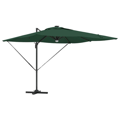 Roma Parasol Beige 286 x 284 x 270 cm Aluminium und Polyester