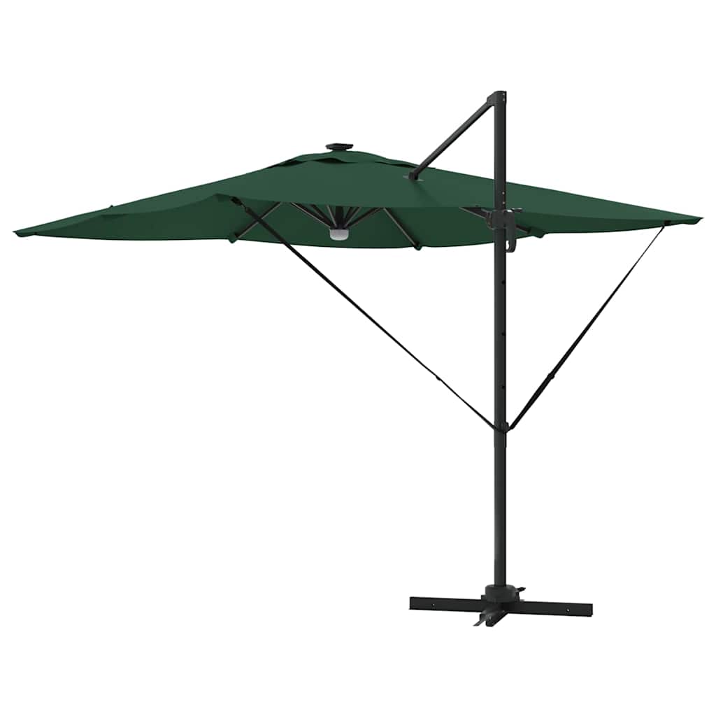 Roma Parasol Beige 286 x 284 x 270 cm Aluminium und Polyester