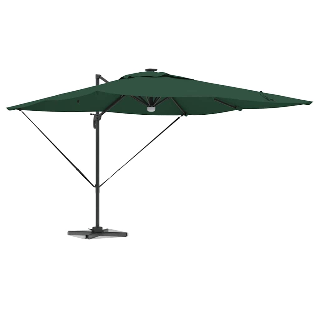 Roma Parasol Beige 286 x 284 x 270 cm Aluminium und Polyester