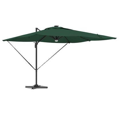 Roma Parasol Beige 286 x 284 x 270 cm Aluminium und Polyester
