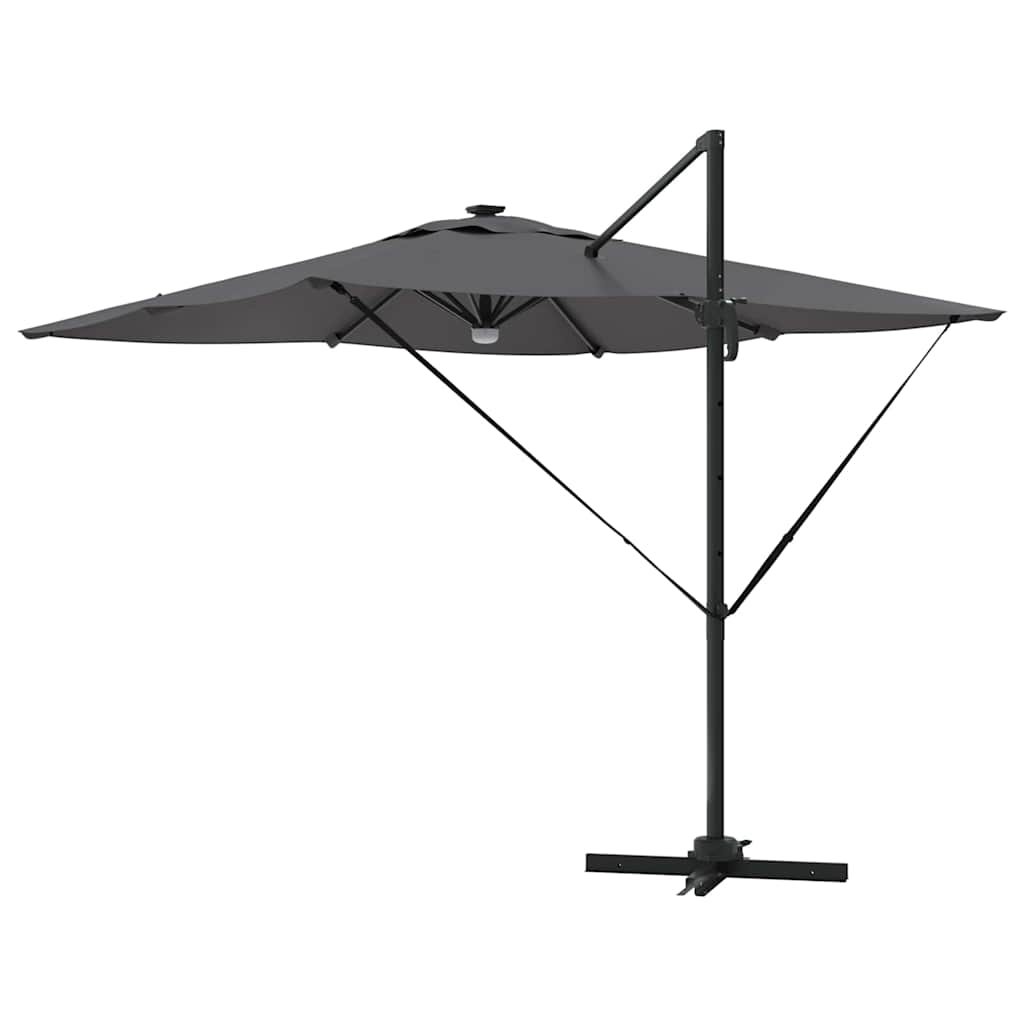 Roma Parasol Beige 286 x 284 x 270 cm Aluminium und Polyester