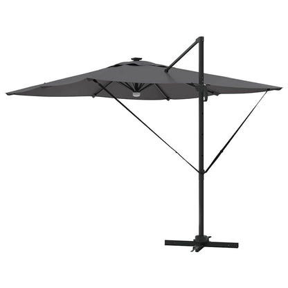 Roma Parasol Beige 286 x 284 x 270 cm Aluminium und Polyester
