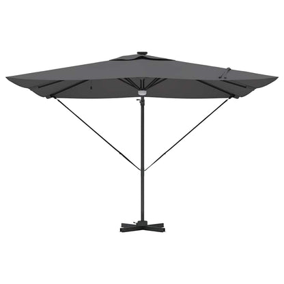Roma Parasol Beige 286 x 284 x 270 cm Aluminium und Polyester