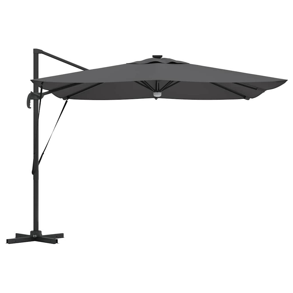 Roma Parasol Beige 286 x 284 x 270 cm Aluminium und Polyester