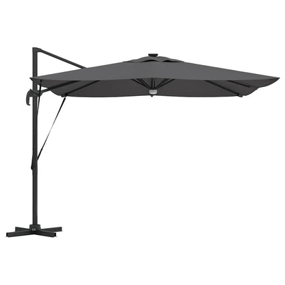 Roma Parasol Beige 286 x 284 x 270 cm Aluminium und Polyester
