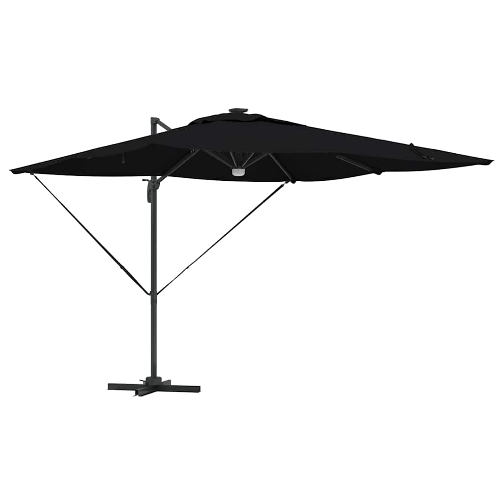 Roma Parasol Beige 286 x 284 x 270 cm Aluminium und Polyester