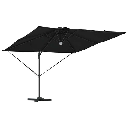 Roma Parasol Beige 286 x 284 x 270 cm Aluminium und Polyester