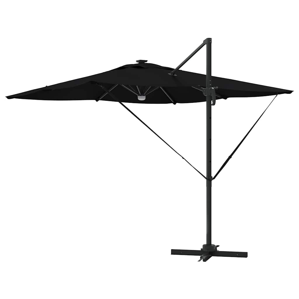 Roma Parasol Beige 286 x 284 x 270 cm Aluminium und Polyester