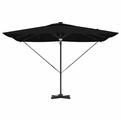 Roma Parasol Beige 286 x 284 x 270 cm Aluminium und Polyester