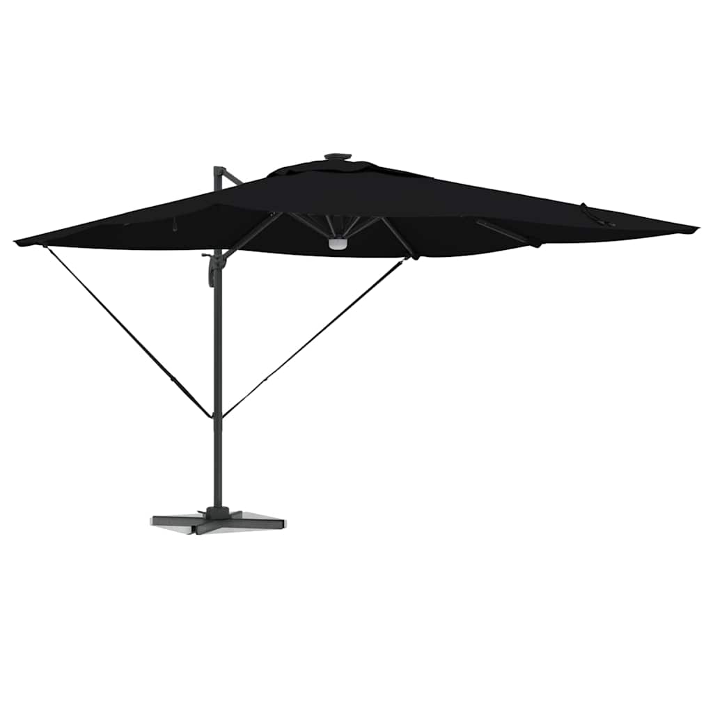 Roma Parasol Beige 286 x 284 x 270 cm Aluminium und Polyester