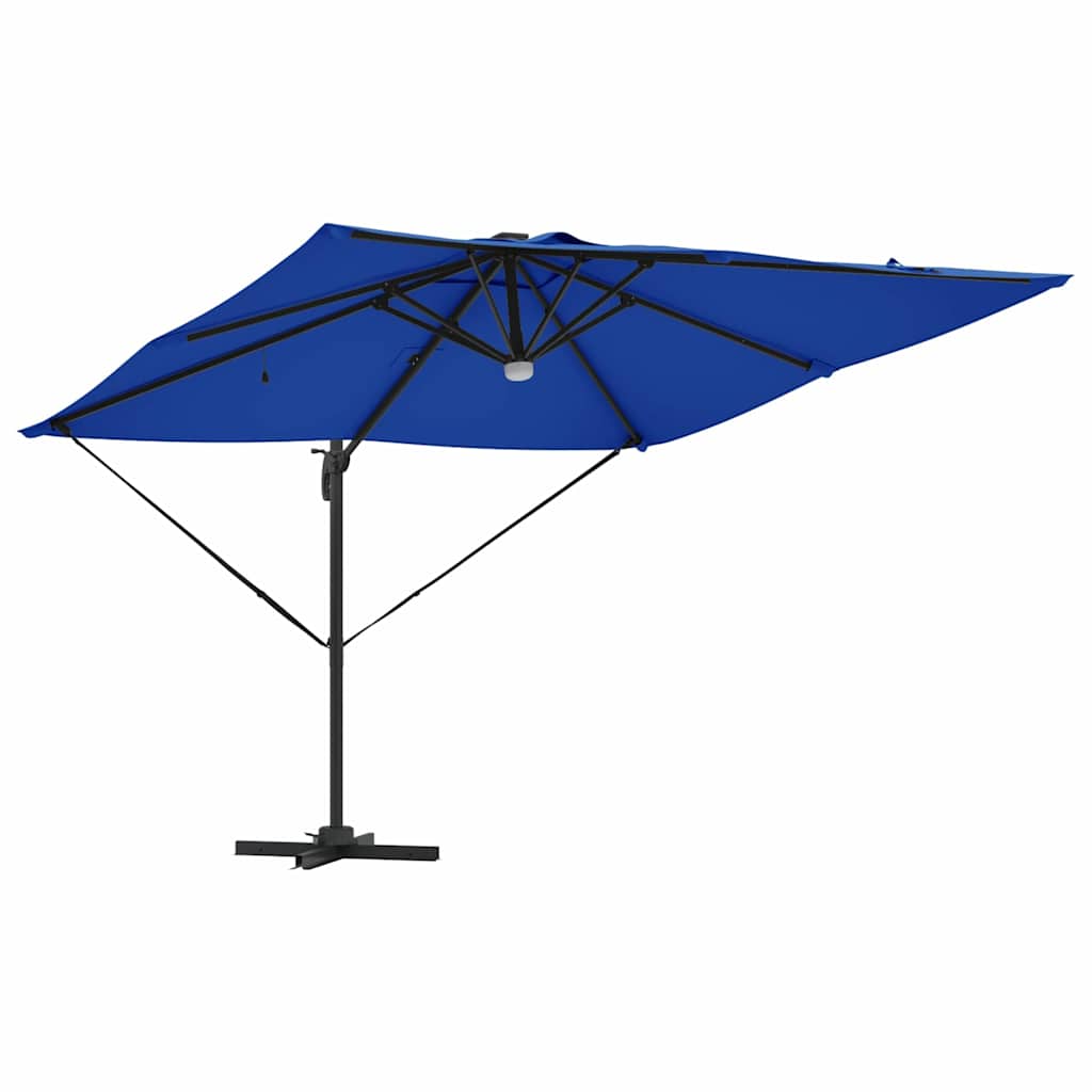 Roma Parasol Beige 286 x 284 x 270 cm Aluminium und Polyester