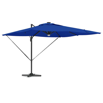 Roma Parasol Beige 286 x 284 x 270 cm Aluminium und Polyester