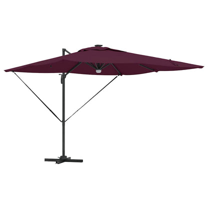 Roma Parasol Beige 286 x 284 x 270 cm Aluminium und Polyester