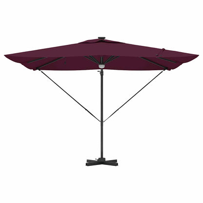 Roma Parasol Beige 286 x 284 x 270 cm Aluminium und Polyester