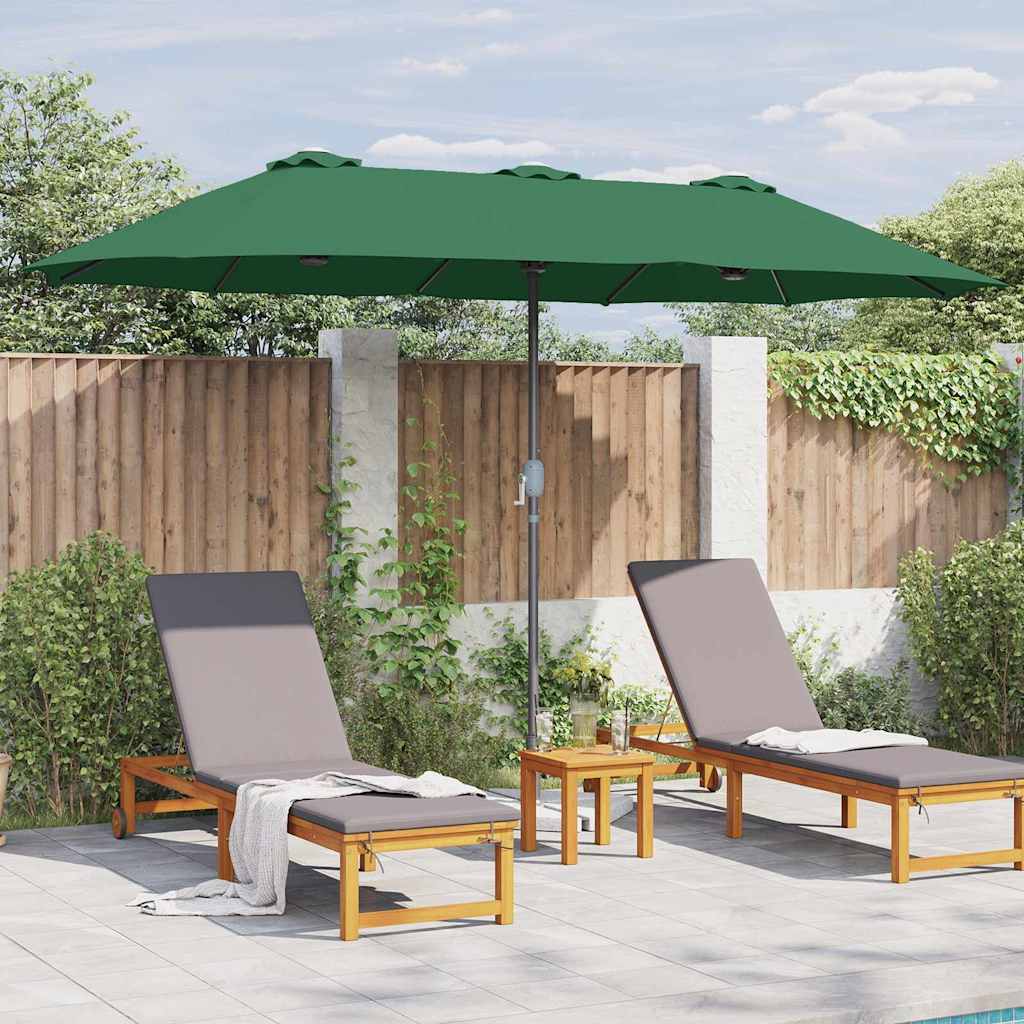 Garten-Sonnenschirm Sand 370 x 197 x 239 cm