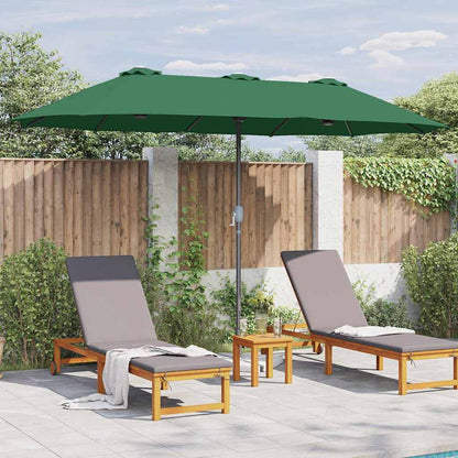 Garten-Sonnenschirm Sand 370 x 197 x 239 cm
