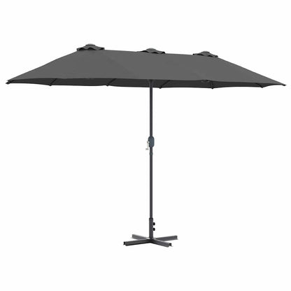 Garten-Sonnenschirm Sand 370 x 197 x 239 cm