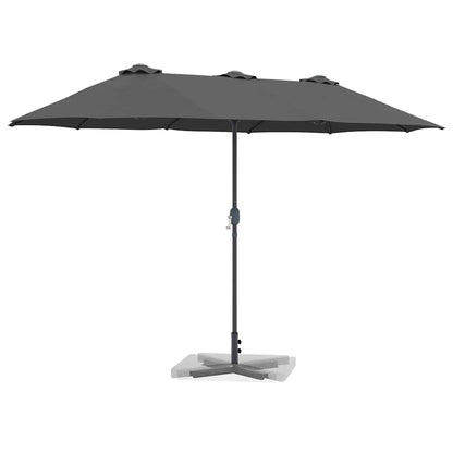 Garten-Sonnenschirm Sand 370 x 197 x 239 cm