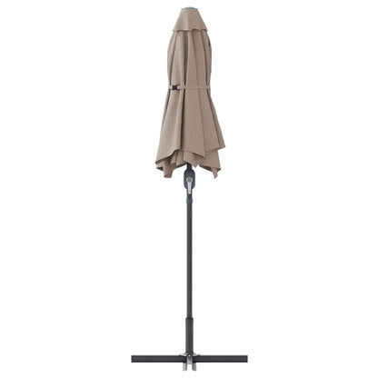 Garten-Sonnenschirm Sand 370 x 197 x 239 cm