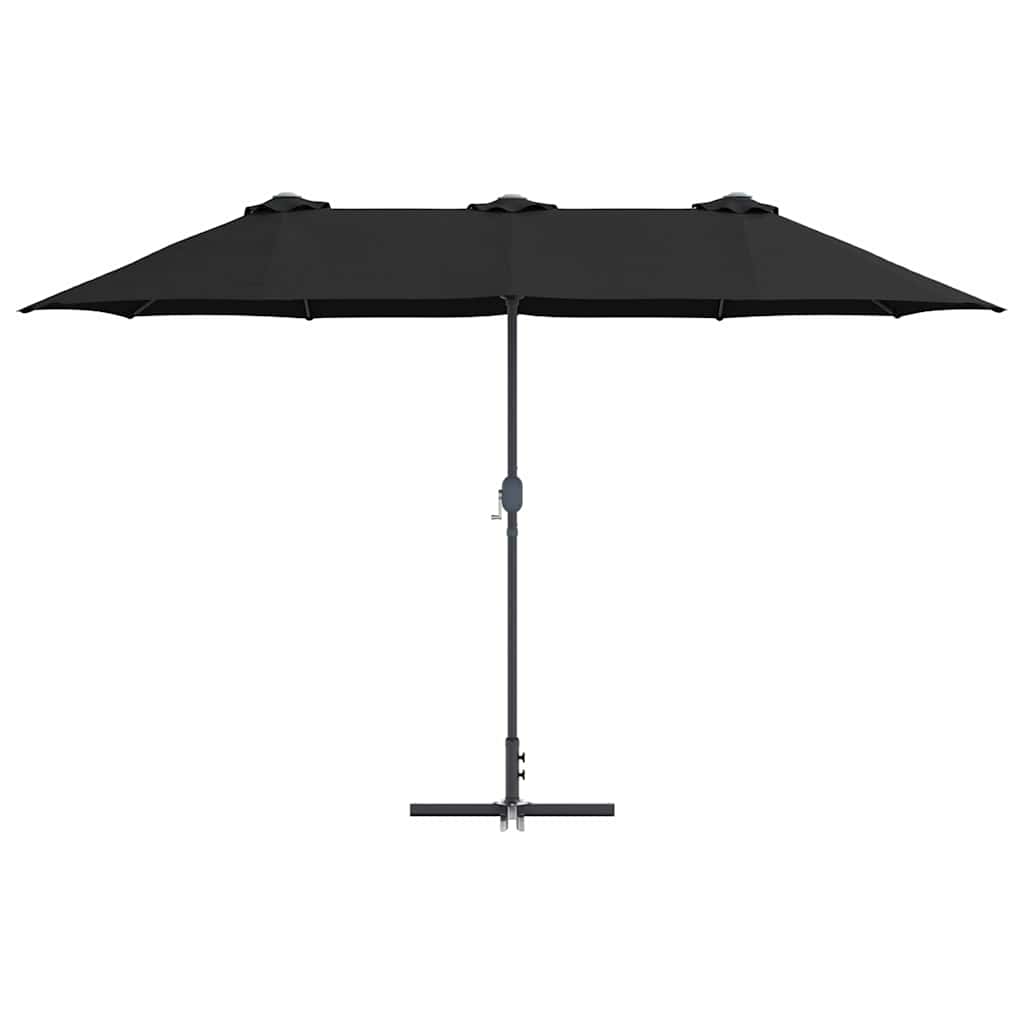 Garten-Sonnenschirm Sand 370 x 197 x 239 cm