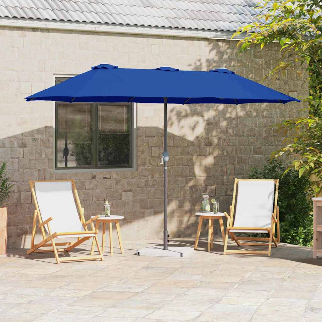 Garten-Sonnenschirm Sand 370 x 197 x 239 cm