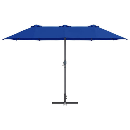 Garten-Sonnenschirm Sand 370 x 197 x 239 cm