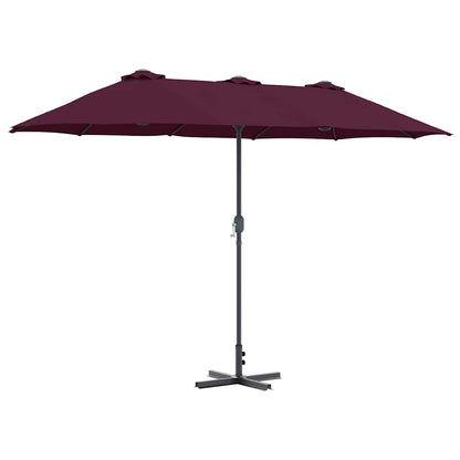 Garten-Sonnenschirm Sand 370 x 197 x 239 cm