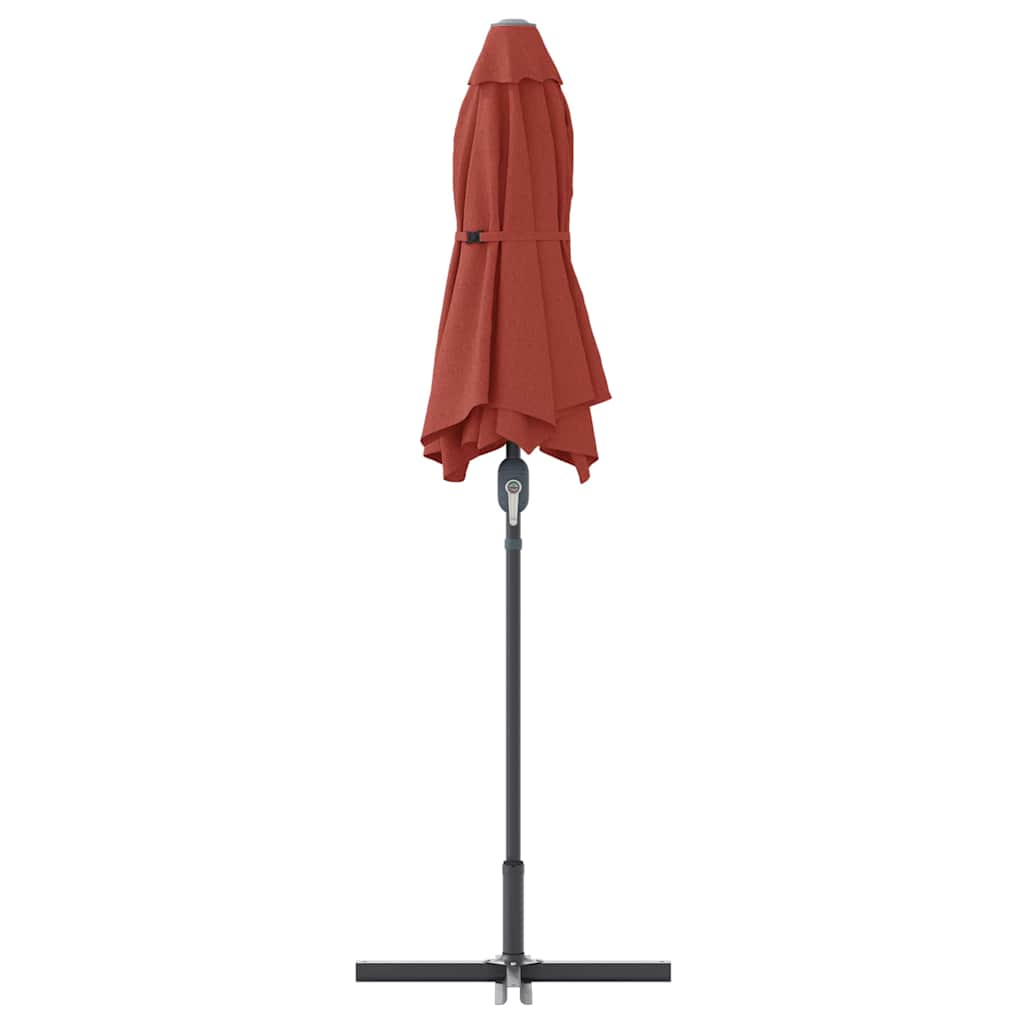 Garten-Sonnenschirm Sand 370 x 197 x 239 cm