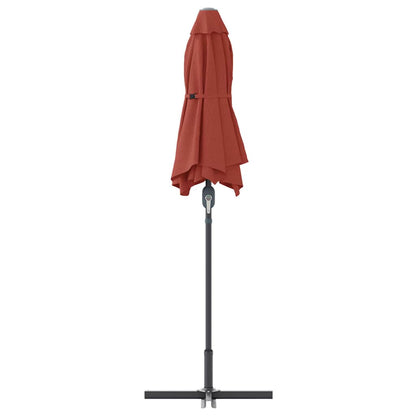 Garten-Sonnenschirm Sand 370 x 197 x 239 cm