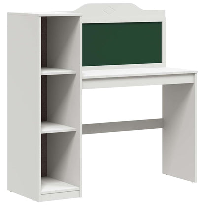 Kreidetafel Schreibtisch Weiß 120 x 45 x 118.5 cm Holzwerkstoff