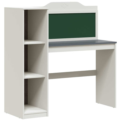 Kreidetafel Schreibtisch Weiß 120 x 45 x 118.5 cm Holzwerkstoff