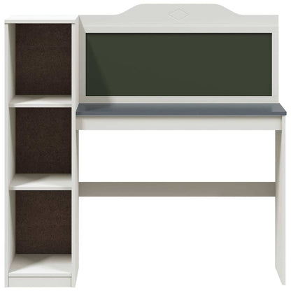 Kreidetafel Schreibtisch Weiß 120 x 45 x 118.5 cm Holzwerkstoff