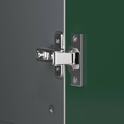 Kreidetafel Kleiderschrank ROROS Grau und Weiß 90 x 45 x 180 cm