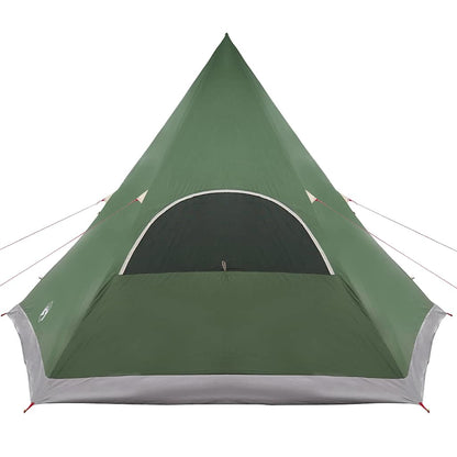 Teepee Zelt für 5 Personen Grau und Orange 545 x 450 x 295 cm