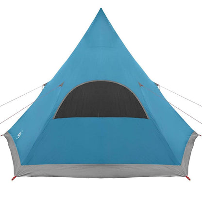 Teepee Zelt für 5 Personen Grau und Orange 545 x 450 x 295 cm