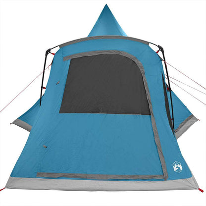 Teepee Zelt für 5 Personen Grau und Orange 545 x 450 x 295 cm