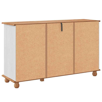 Sideboard Askim 133,5 X 40 X 79 Cm Massivholz Kiefer
