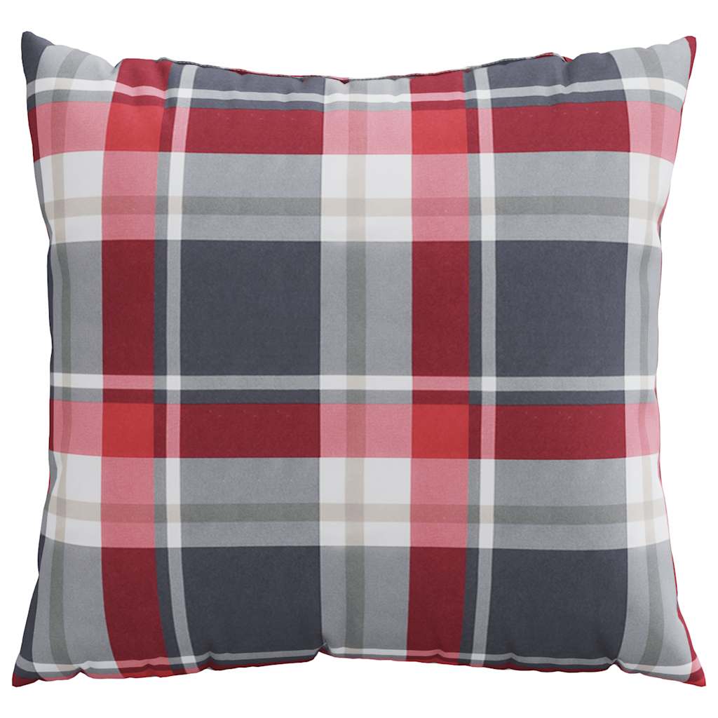 Sofakissen 4 Stk. Weinrot 40x40 cm Stoff