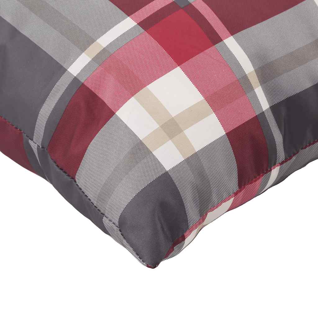 Sofakissen 4 Stk. Weinrot 40x40 cm Stoff