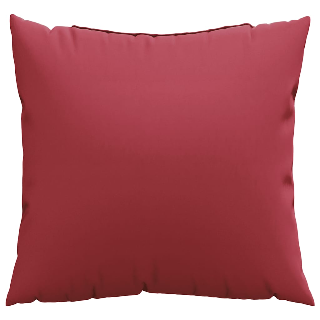 Sofakissen 4 Stk. Rot Karomuster 50x50 cm Stoff