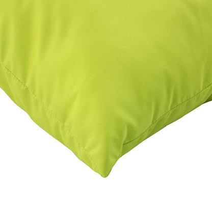 Sofakissen 4 Stk. Knallgrün 60x60 cm Stoff