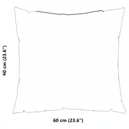Sofakissen 4 Stk. Knallgrün 60x60 cm Stoff