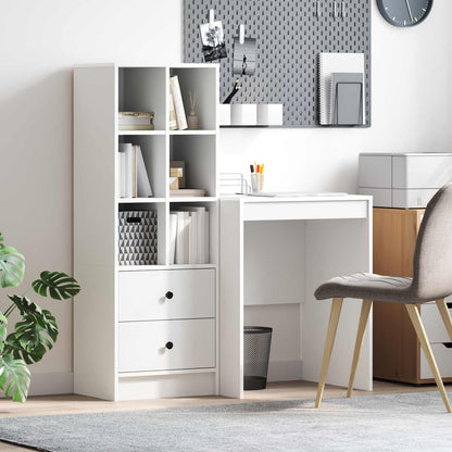 Schreibtisch Mit Schubladen Mit Regal 2 Pcs Graues Sonoma